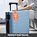 YULEAXIE Medical Equipment Luggage Tags (2-Pack) – TSA Approved Bright Orange & Blue Alert Tags for CPAP Devices, Mobility Equipment & Travel Bags – 4.25