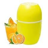 Einzigartiges Design: Diese kleine und schöne Saftpresse mit einer amüsanten Zitronenform unterscheidet sich von gewöhnlichen manuellen Entsaftern. Die limettenpresse sorgt für einen unvergleichlichen Stil in Ihrer Küche und Ihrem Leben.