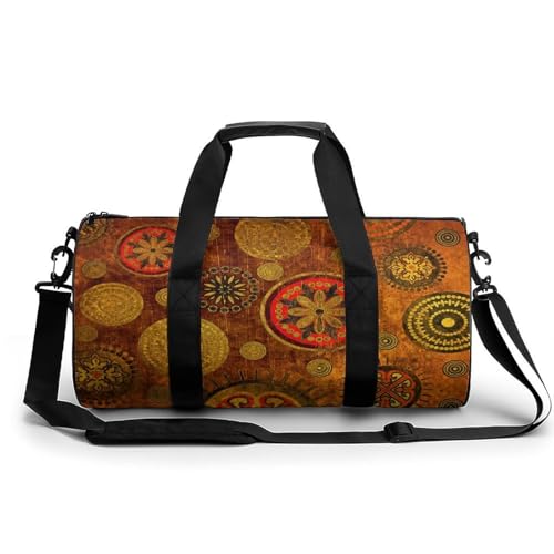 Sac de sport floral 45x23x23cm idéal pour la gym et le voyage de week-end