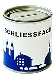 💰 Klassische Blechdose Metalldose mit abnehmbaren Sparschlitz-Deckel aus Weißblech zum Sparen. Die Dosen können mit jedem flachen Gegenstand problemlos geöffnet werden. Größe: 84 x 87 mm. 375 ml