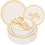 Thanksgiving Plastic Plates Dinnerware