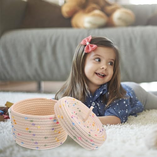 Panier de rangement tressé solution petits objets maison bureau