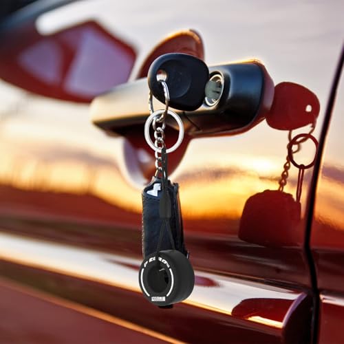Image of 2Pcs F1 Keychain, Key chain for car, Durable F1 Keychain for Men, Unique F1 Car Key Chain Gifts for Racing Enthusiasts, Car Accessories for Daily Use (Black and White)