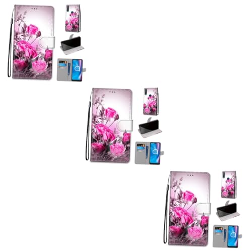 Housse de téléphone PU et PC Jojofuny avec porte-cartes et support antichoc