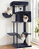 Gitelsnour Cat Tree, Cat Tower for Indoor Cats, 43.3 inch Cat Tree Tower with Sturdy Steel Tube, Hammock, Cat...