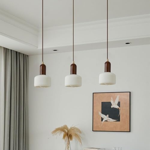 Lámpara colgante nórdica antirreflejos para evitar fatiga visual en mesa de comedor 5