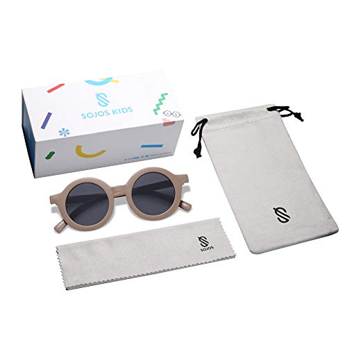 Image of SOJOS Cute Round Polarized Sunglasses for Kids Girls Boys UV400 Protection De Sol Gafas Beach Holiday