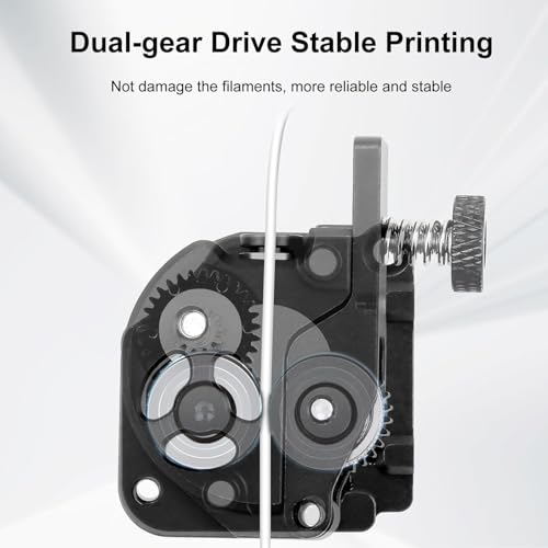 Extrudeuse 3D double vitesse ratio 6,25:1 pour impression haute précision