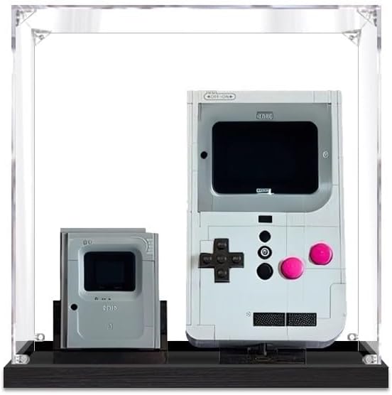 3MM Display Case for Lego 72046 Game Boy Building Set,Dustproof Clear Display Case Compatible with Lego 72046(Not Include The Model)