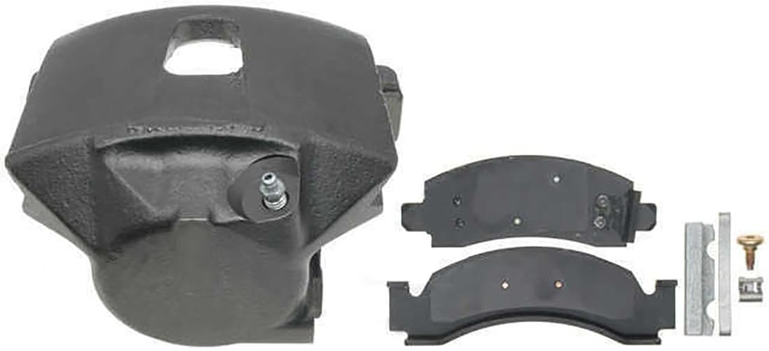 Front Brake Caliper w/Brakes Pads Automotive Replacement 1Piece fits Chevrolet G30 1989 1991 1992 1993 1994 1995 1996 4.3L V6, fits Chevrolet P30 1992 4.3L V6