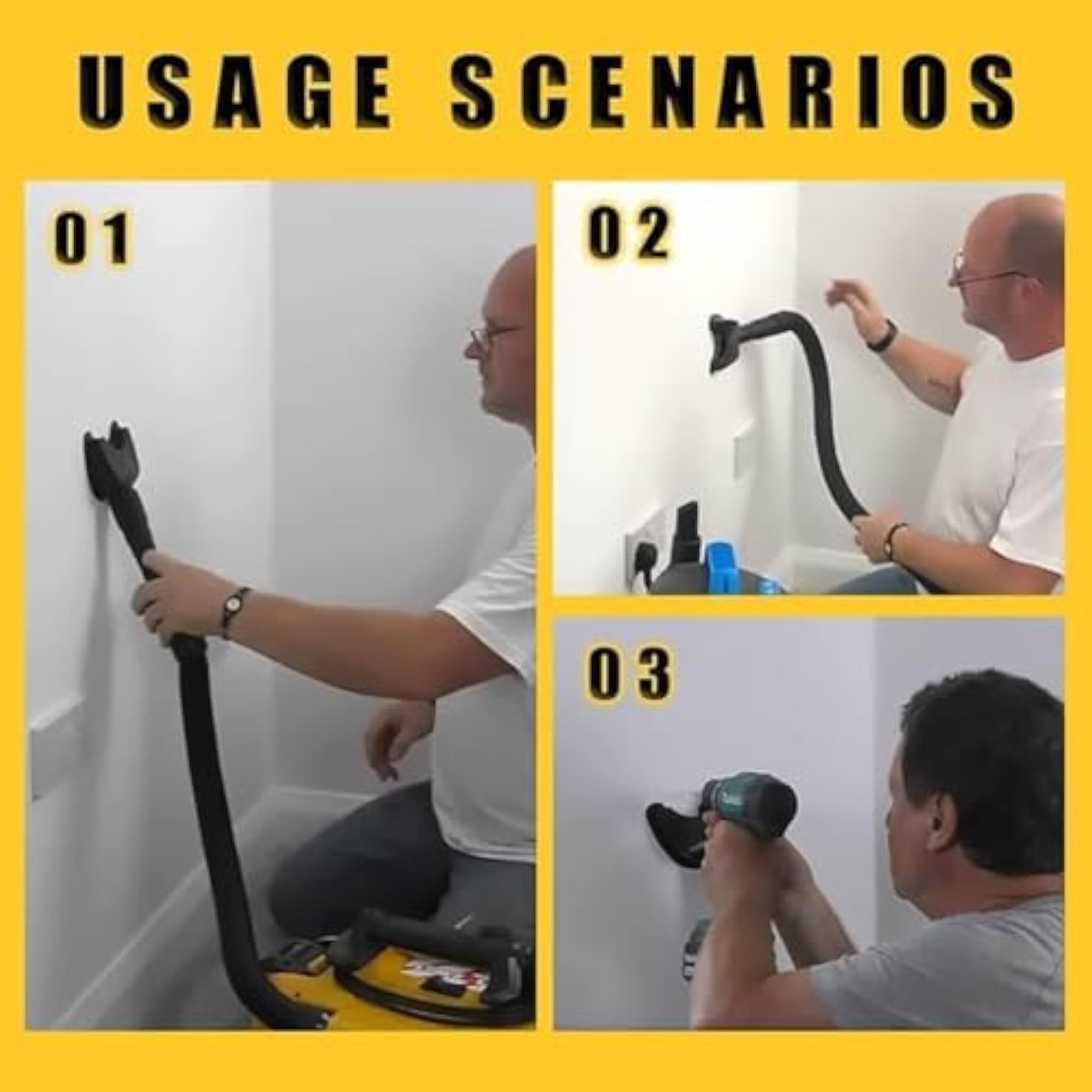 Drill Dust Collector Vacuum Attachment Tool