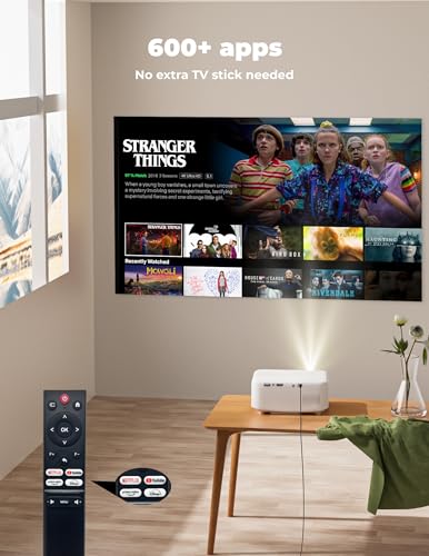Portable Smart Projector 4K Support
