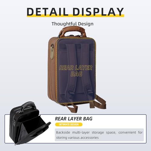 image for Omebaige Premium 1200D Nylon Clarinet Case with Built-In Backpack Stra