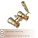 Levenhuk Broadway 325N Opera Glasses (Gold Theater Binoculars with LED Light and Extendable Handle)