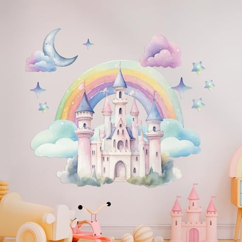 Vinilo decorativo CRYPTONITE arcoíris para pared 40x35"