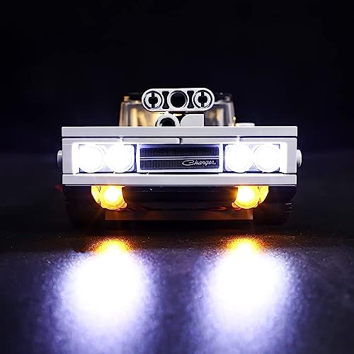Kyglaring LED Lighting Kit Compatible with Lego Speed Champions Fast & Furious 1970 Dodge Charger R/T 76912 Building Blocks - Image 3