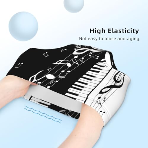 Piano Keys With Musical Notes Girls' Underwear Soft Cotton Little Girls Panties Comfort Briefs4