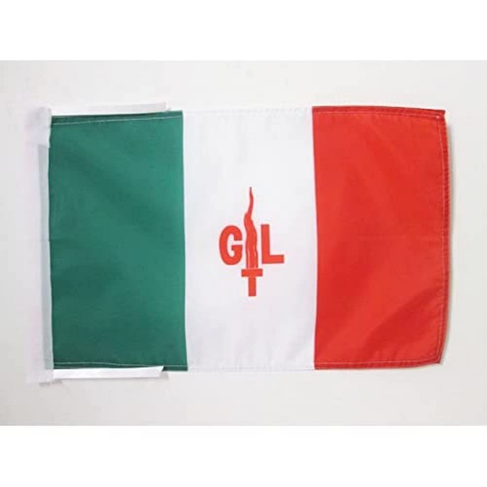 Iran Old Persia Flag 18'' x 12'' cords - Persian SMALL flags 30 x 45cm - Banner 18x12 in - AZ FLAG — view 1264