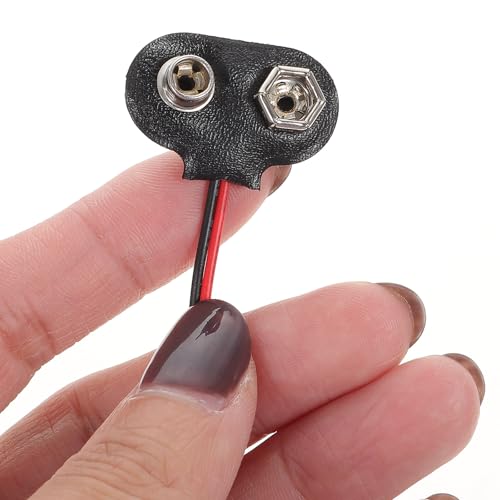 Conectores de batería 9v Alipis tipo T para solucionar fallos en portapilas 4