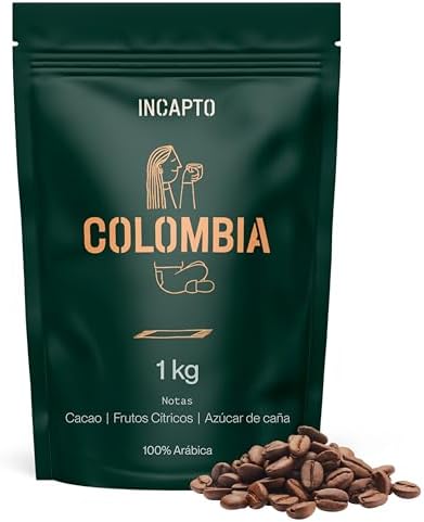 Incapto Café en Grano de Especialidad 1kg | Origen Colombia | 100...