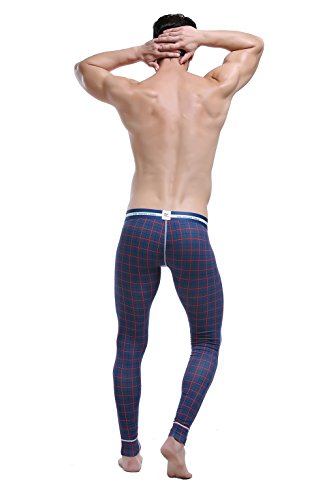 ARCITON Men's Low Rise Leggings Long Johns Thermal Pant US L/with Tag XL(Waist: 35"- 37") 5005CKU Plaid