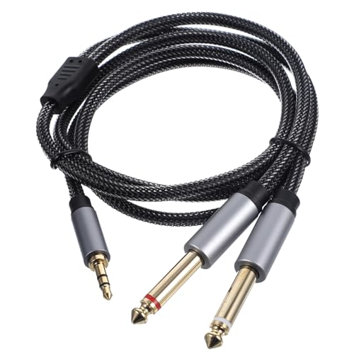 Cable divisor de audio 3.5mm a doble 6.35mm 1m miniatura 1