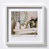 mit Klarglas und weißem Schrägschnittpassepartout