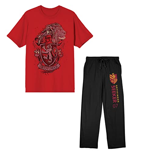 Harry Potter Gryffindor Seeker Men's Sleep Set-Large