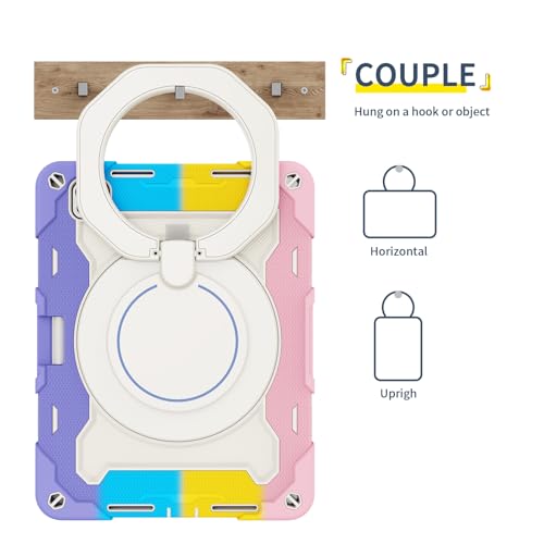 Funda iPad Pro 11 M5 M4 carcasa rígida protectora con soporte 360 5