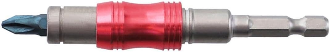 20 Degree Bendable Magnetic Bit Holder with Quick Connect Handle, Chrome-vanadium Steel Screwdriver Extension Bar for Narrow Environment Screwing