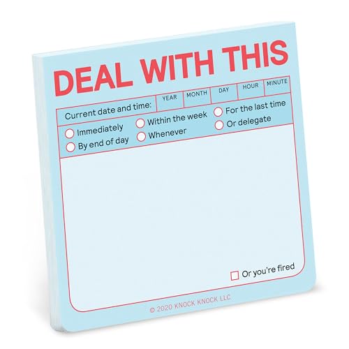 Bloc-notes adhésifs pastel Knock Deal pour organiser le bureau