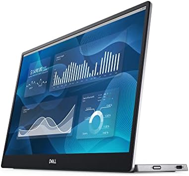Dell C1422H 14 Inch Full HD (1920x1080) Portable Monitor, 60Hz, IPS, 6ms, 2x USB-C, 3 Year Warranty