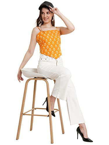 Image of POPWINGS Casual Solid Puff-Sleeves Crop Top for Women || V-Neck Crop Top for Women || Half-Sleeves Summer Crop Top for Women || Crop Tops for Women Fancy Crop Top for Women