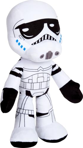 Mattel Star Wars Plush Talkers Soft Toys, 11 to 12-Inch Stormtrooper Plush with 10 Sounds & Phrases, Collectible Soft Dolls