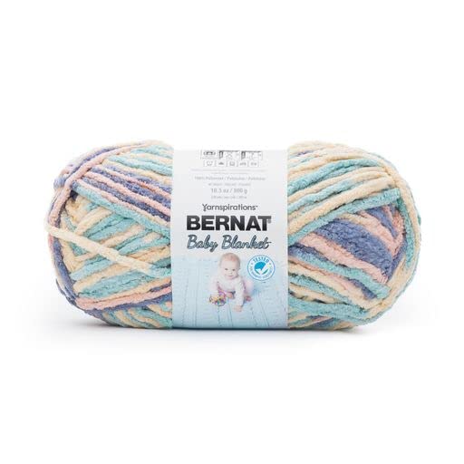 Image of Bernat Blanket Chunky Chenile Acrylic Yarn - 1 Pack of 300g /10.5oz #6 Super Bulky Heavy Weight Yarn for Knitting and Crocheting, Amigurumi, Thick Blankets (Mini Succulents, 220 Yards 1-Pack)