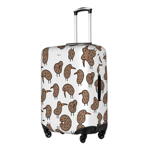 Kiwi Bird Cute Print Travel Elastic Suitcase Luggage Baggage Cover Protector, Washable And Anti-Scratch2