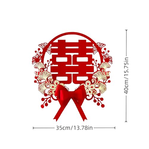 ideal chinese wedding decoration embrace the joy of double happiness decorations captivating happiness symbols for your wedding with installation video