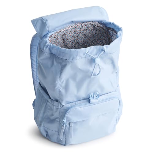 Image of Vera Bradley Women's Ripstop Berkhill Backpack, Placid Blue, One Size