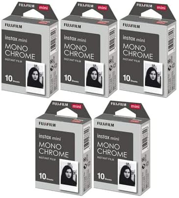 Película Fujifilm Instax Mini Monochrome, 10 exposiciones, 5 unidades miniatura 1