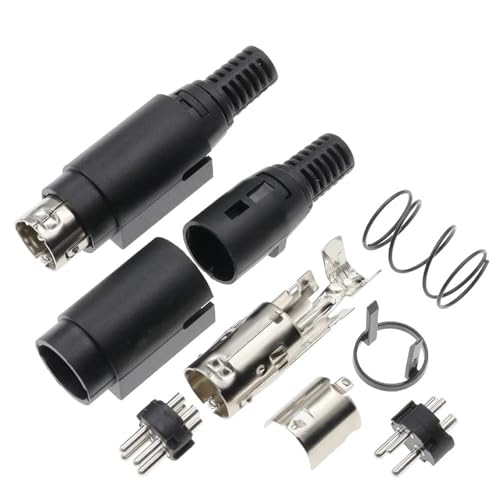 Adaptador DIN 3/4 pines macho con terminal S para fuente dual CC que evita cortes de energía eléctrica 2