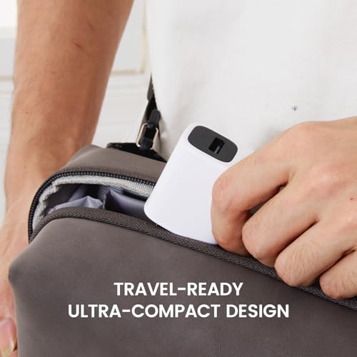 Image of DeperAI 12W Wall Charger USB Adapter, Compatible with iPhone, Samsung, Realme, Xiaomi, HTC and Oppo Mobiles, Fast Charging Adaptor, Supports UFCS, Wrap (White&Black)