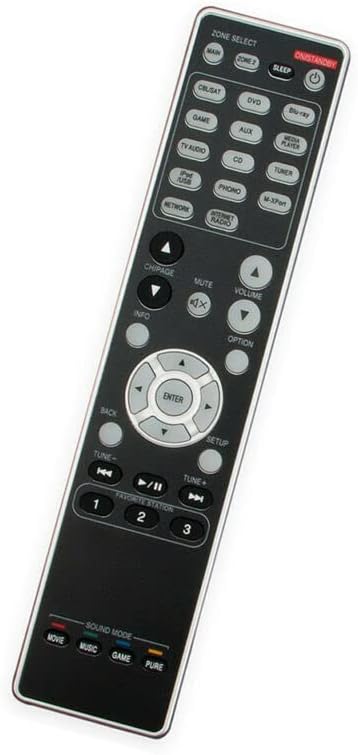 Replacement Remote Control Replace for TV/Audio/Projector for Mazrrantz NR1603 SR5007 SR6006 SR6007 SR6008 AV Receiver