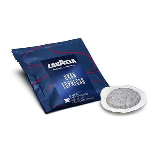 Lavazza Gran Espresso Paper Coffee Pods Crema ESE 44mm - Authentic Italian Espresso Experience | Coffee Accessories, Italian Coffee Beans Lavazza Gran Espresso Single-Serve Coffee Pods, Dark Espresso Roast, Pack of 150