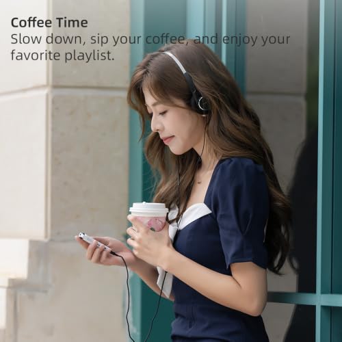 Image of FiiO SnowSky Echo Nano Retro Portable MP3 Player with Fingertip Scroll Wheel, 3.5mm Output, USB DAC, in-line Controls and DSD /FLAC Support(White)