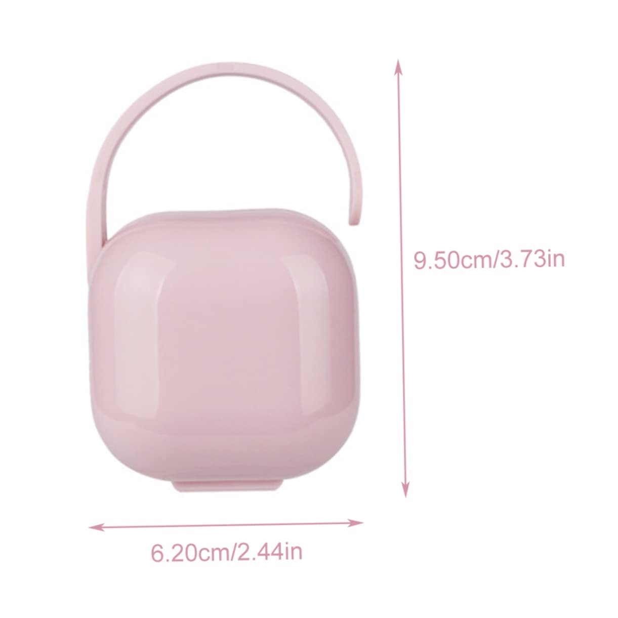 GLSTOY Pacifier Holder Case Soother Storage Case Storage Boxes Multi-Function Easy to Clean