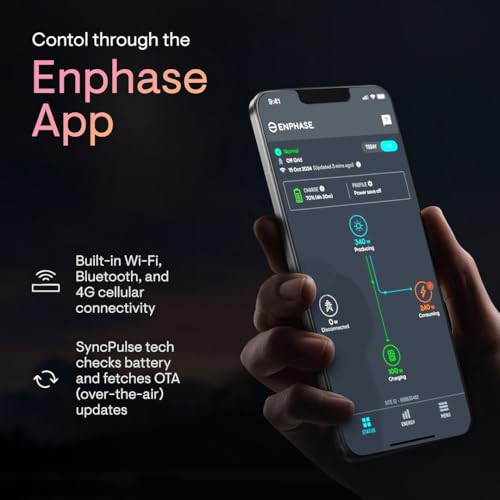 Image of Enphase IQ PowerPack 1500Wh + 200W Solar Panel Kit | UL 9540A Certified Solar Generator | Home Backup Power Outage | LFP Battery | IQ8 Microinverters | Enphase App | Charges in ~8 Hours