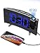 Produktbild Projektionswecker(Neuste Version 2019) ,PICTEK Radiowecker/Wecker mit Projektion/Wecker/Großes Display/Dimmer/Dual-Alarm/4 Alarmtöne/Snooze/Timer, 12/24, USB-Anschluss, 120° Projektor,180°Flip-Anzeige