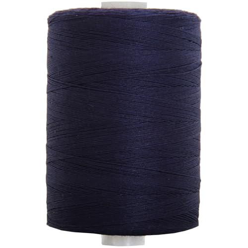 Image of ThreadArt Cotton Quilting Thread, 1000M 50 /3, Dark Navy 823 | Long staple cotton thread for quilting, sewing and serging. Low-lint, smooth thread for clean stitches and strong seams.