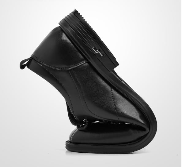 Men Formal Shoes Black Oxford Classic Dress Shoe Casual Business Lace up Sneakers Lightweight Footwear Party Dressy3