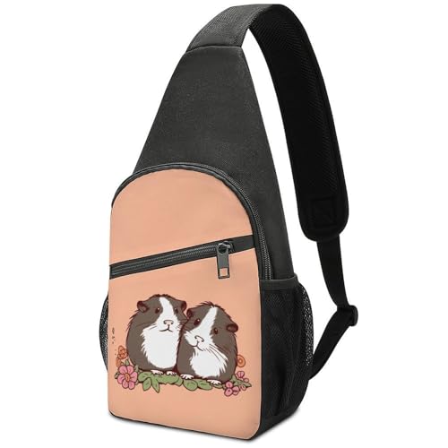 Sac à bandoulière pour la randonnée et voyage homme imprimé